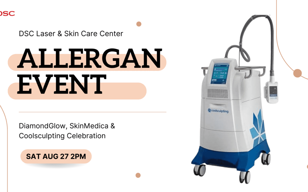 Allergan x DSC Event August 27 2022 2PM Saturday with Coolsculpting DiamondGlow and SkinMedica Blog Header
