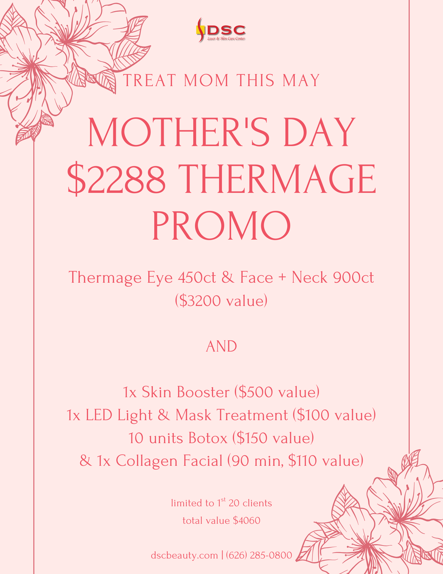 Thermage promo mother's day 2025 flyer