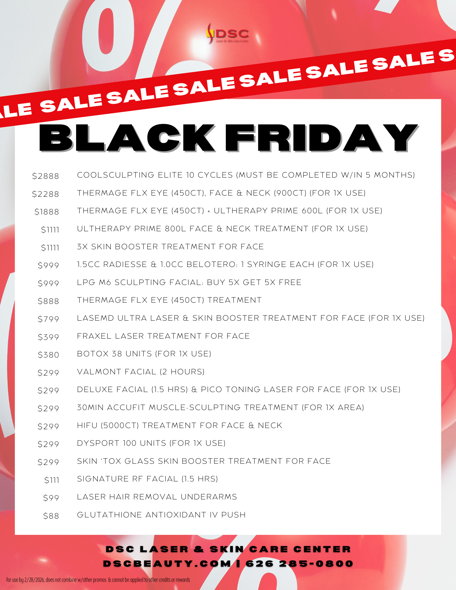DSC Black Friday 2025 Promos Flyer