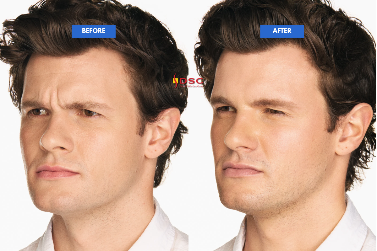Xeomin Before and After Glabella Frown Lines Side View Preston Xeomin Before and After Glabella Frown Lines Side View Preston