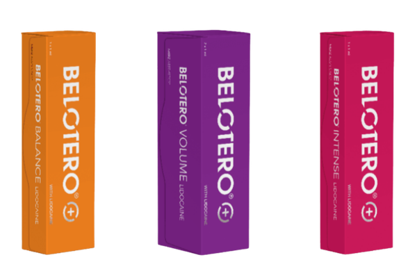 belotero fillers portfolio - belotero balance, belotero volume, belotero intense