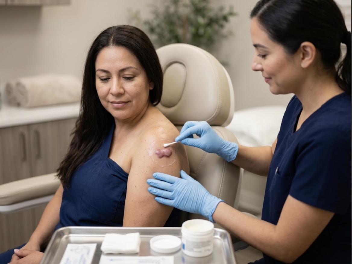 How Can Discomfort During Keloid Injections Be Reduced