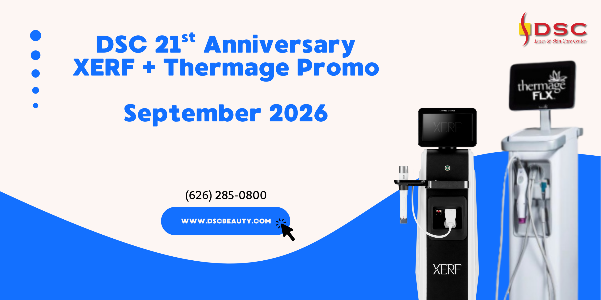 september 2026 DSC XERF and Thermage Eye Promo Banner