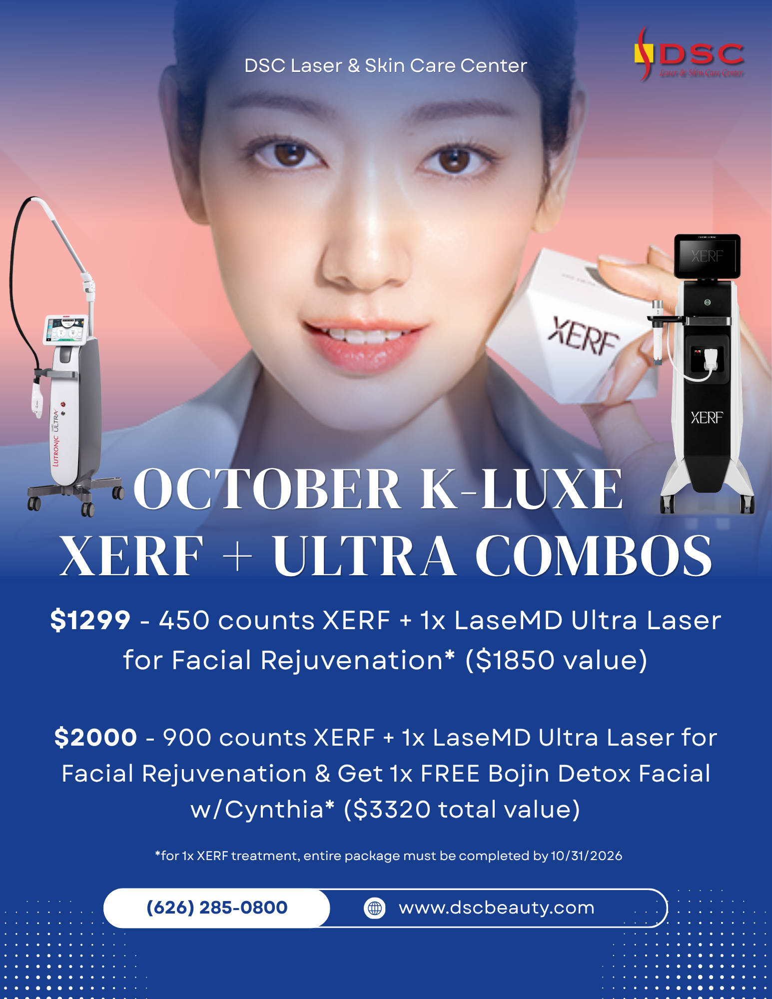 October 2026 K-Luxe Xerf & Ultra Combo Promotion Flyer